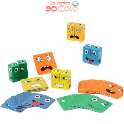 Jogo do Cubo de Expressões Faciais