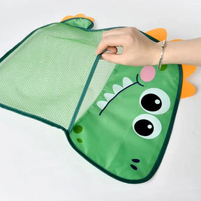Bolsa Organizadora de Brinquedos de Banho - Formato Dinossauro