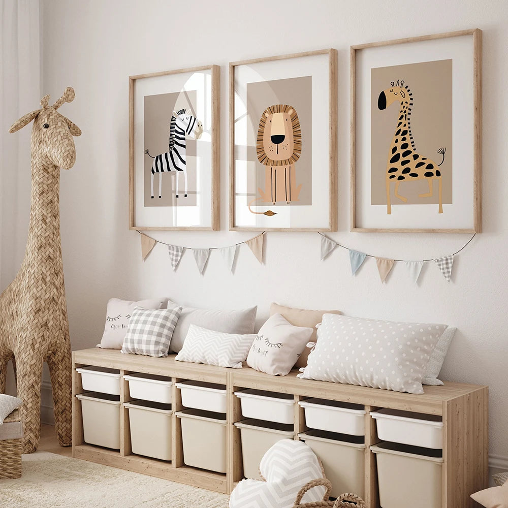 Quadro Safari Animais